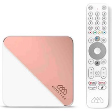 Homatics Box R 4K Plus Elite Lisanslı Android Tv Box Rose Gold (Numerik Kumandalı)