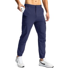 Ghassy Co. Erkek Doğa Yürüyüşü Golf Ultra Hafif Çok Amaçlı Cepli Kargo Pantolon