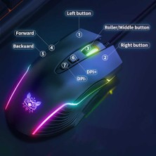 Zore Onikuma CW905 Rgb Oyuncu Mouse Siyah