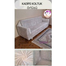 Eldost Ticaret Eldost Kadife Koltuk, Kanepe, Çekyat Örtüsü, Koltuk Kılıfı 3 Kişilik (1 Adet)