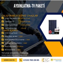 Danıshine Aydınlatma Tv Paketi Solar Sistem Güneş Enerji