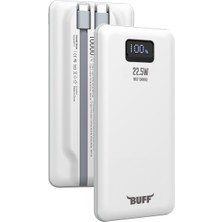 Buff BP17 22.5W 10.000MAH Powerbank - Beyaz