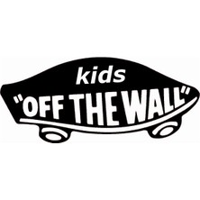 Kumraldede Kids Off The Wall (Oto-Motor-Laptop-Duvar-Dekor) 20 x 7,5 cm