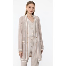 ON Ribanalı Dantel Hırka