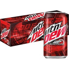 Mountain Dew Code Red Cherry Flavored Içecek 12 Adet