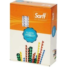 Sarff Spiral Plastik Delüx 28 mm Beyaz 50'li