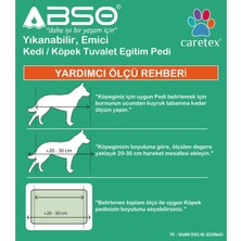 Abso Yıkanabilir Kedi Köpek Çiş Pedi 75X85 cm (Beyaz)