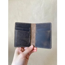 Alesta Leather El Yapımı  Deri Figo Minimal Kartlık/Mini Cüzdan - Anahtarlık Hediye