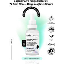 Anocin Hyaluronic Acid 2% + Vitamin B5 Yaşlanma Karşıtı, 72 Saat Nem ve Dolgunlaştırıcı Serum