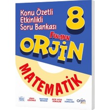 Orjin Yayınları 8. Sınıf Matematik Soru Bankası 3 Kitap