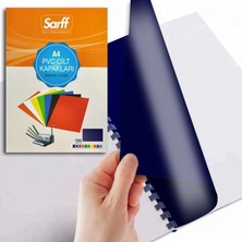 Sarff A4 Opak Lacivert Pvc Cilt Kapakları 100 Adet