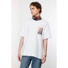 Nors Mith Of Stones Oversize Tshirt - Beyaz