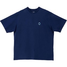 Nors Gods Of Horses And snake Oversize Tshirt - Lacivert