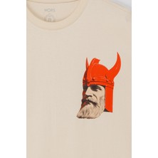 Nors Viking Warrior Oversize Tshirt - Kemik