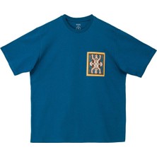 Nors Ancient Tribes Oversize Tshirt - Petrol