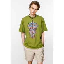 Nors Viking Klan Oversize Tshirt - Haki