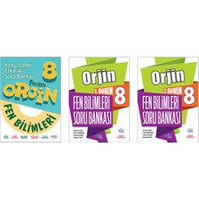 Orjin Yayınları 8. Sınıf Fen Bilimleri Soru Bankası 3 Kitap