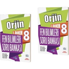 Orjin Yayınları 8. Sınıf Fen Bilimleri Soru Bankası 3 Kitap