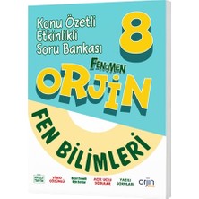 Orjin Yayınları 8. Sınıf Fen Bilimleri Soru Bankası 3 Kitap