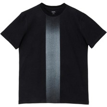 Nors Sports Logo Regular Tshirt - Siyah