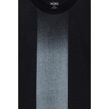 Nors Sports Logo Regular Tshirt - Siyah