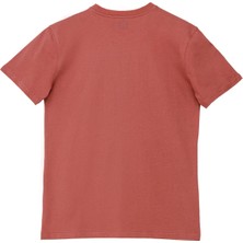 Nors Nordic Side Logo Regular Tshirt - Gül Kurusu