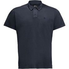 Jack Wolfskin Pikeh Polo M 1809731-1010 Mavi Tişört