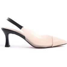 New Angel 897 Kadın Arkası Açık Şeffaf Detaylı Stiletto