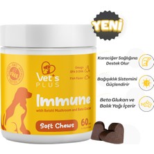 Vet's Plus Immune Çiğnenebilir Tablet 60'lı (Kedi ve Köpekler için Immune Bağışıklığı Destekleyici)