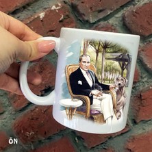 Hediyeci Abla Size Özel Gazi Mustafa Kemal Atatürk Seramik Baskılı Kupa Bardaklar
