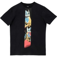 Nors Viking Twins Regular Tshirt Siyah