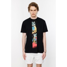 Nors Viking Twins Regular Tshirt Siyah