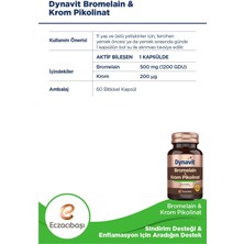 Bromelain & Krom Pikolinat 60 Kapsül