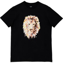 Nors Roar Lion Regular Tshirt Siyah