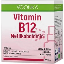 Vıtamın B12 Metılkobalamın Damla/sprey 20ML