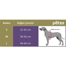 Petza Köpek Göğüs Tasması ve Uzatması Patu Gri