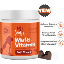 Vet's Plus Multivitamin Çiğnenebilir Tablet 60'lı (Kedi ve Köpekler için Spirulinalı Multivitamin)