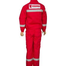 Formteks İşçi Takımı Kırmızı Kapitoneli