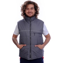 Formteks Oxford Yelek Polarlı Reflektör Biyeli Gri