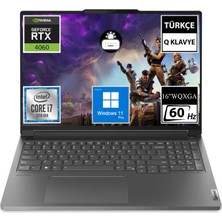 Lenovo Thinkbook 16P 21J80032TR12 I7-13700H 32GB 1tbssd RTX4060 16" Wqxga W11P Taşınabilir Bilgisayar