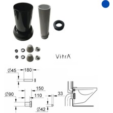 VitrA 437580YP Vitra Klozet Kada Seti