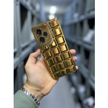 Vip Case Xiaomi Redmi Note 12 Pro 5g Uyumlu Dikiş Detaylı Puf Kabartmalı Parlak Vivid Kılıf Gold