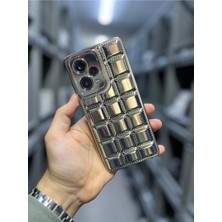 Vip Case Xiaomi Redmi Note 12 Pro 5g Uyumlu Dikiş Detaylı Puf Kabartmalı Parlak Vivid Kılıf Gümüş