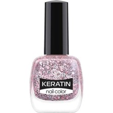 Golden Rose Keratin Glitter Oje 410