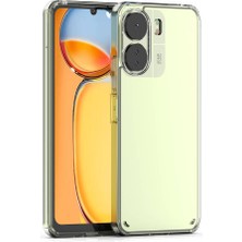 kilifone - Xiaomi Poco C65 - Kılıf Sert Cam Gibi Şeffaf Koruyucu Coss Kapak - T31146