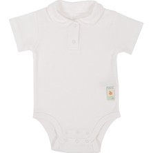 The Baby And Etiket Detaylı Bebe Yaka Body