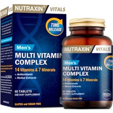 Nutraxin Men's Multi Vitamin Complex 60 Tablet Erkeklere Özel Takviye Edici Gıda