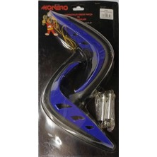 Monero Universal Işıklı Elcik Koruma Ledli Elcik Koruma Mavi