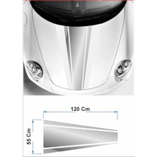 Sticker Usta Ön Kaput Şerit Araba Oto Sticker 00020