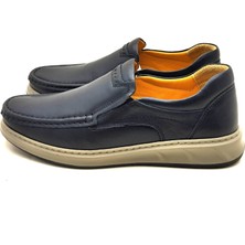 Ay Moda Ayakkabı 3801 Luis Figo Lastikli Erkek Poli Taban Hafif Konfort Ayakkabı